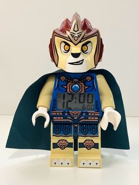 Lego Chima Laval Ninjago Minifigure Light up Alarm Clock , Works Well